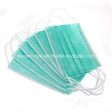 Non Woven 3 Ply Disposable Virus Protective Face Mask with Earloop