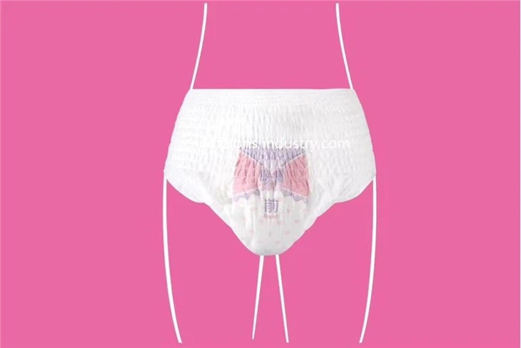 China Lady Pull Up Diaper Machine